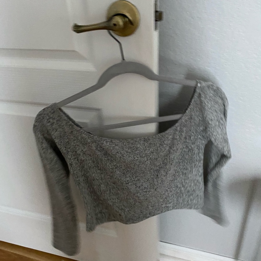 off the shoulder long sleeve